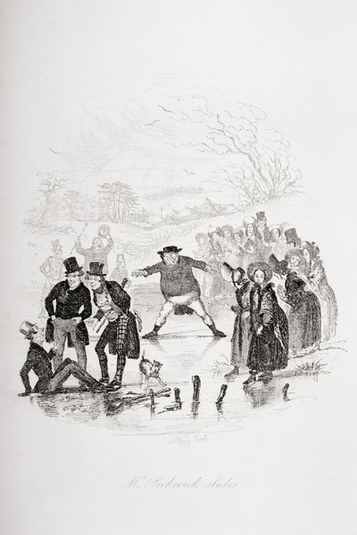 Mr. Pickwick slides, illustration from 